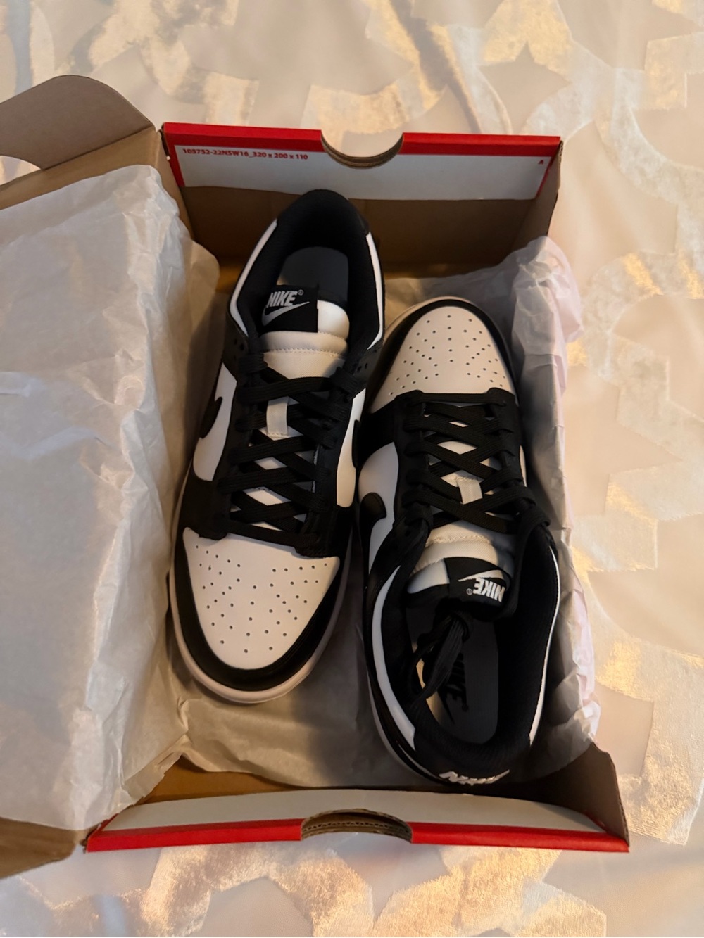 Nike Women’s Black and White Low-Top Sneakers